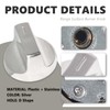 ZNTVW W11517331 W11117415 Range Surface Burner Knob Gas Control Assembly