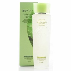 3W Clinic w clinic women's cosmetics aloe full water skin toner 150ml (W61F298) / w clinic 여자화장품 알로에 풀 워터 스킨 토너 150ml (W61F298)