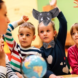 VICASKY Elephant Costume Ears Kids Adult Mask Hat And Pig Kid Dress Up Clothes Little Girls Headband Easter Elephantcostume