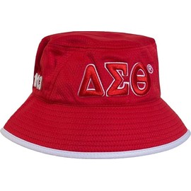 Delta Sigma/Σ Theta Novelty Bucket Hat [Red] - ID#32906