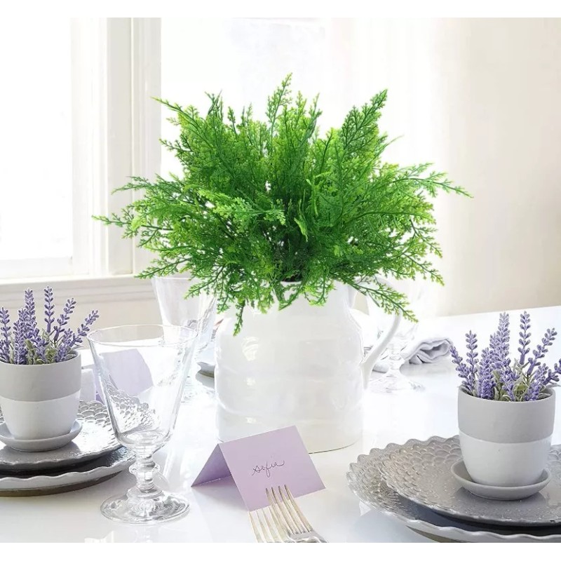 Homheal 4 Piezas Tallos De Eucalipto Decoración Hojas Artificiales