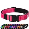 PenSeepet Reflective Dog Collar Padded with Soft Neoprene Breathable Quick