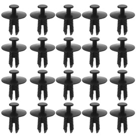 Create idea 50PCS Car Bumper Fender Retainer Clips Compatible with 3 5 7 Series 51110141033/51118174185/8174185 Plastic Push Type Rivet Fasteners