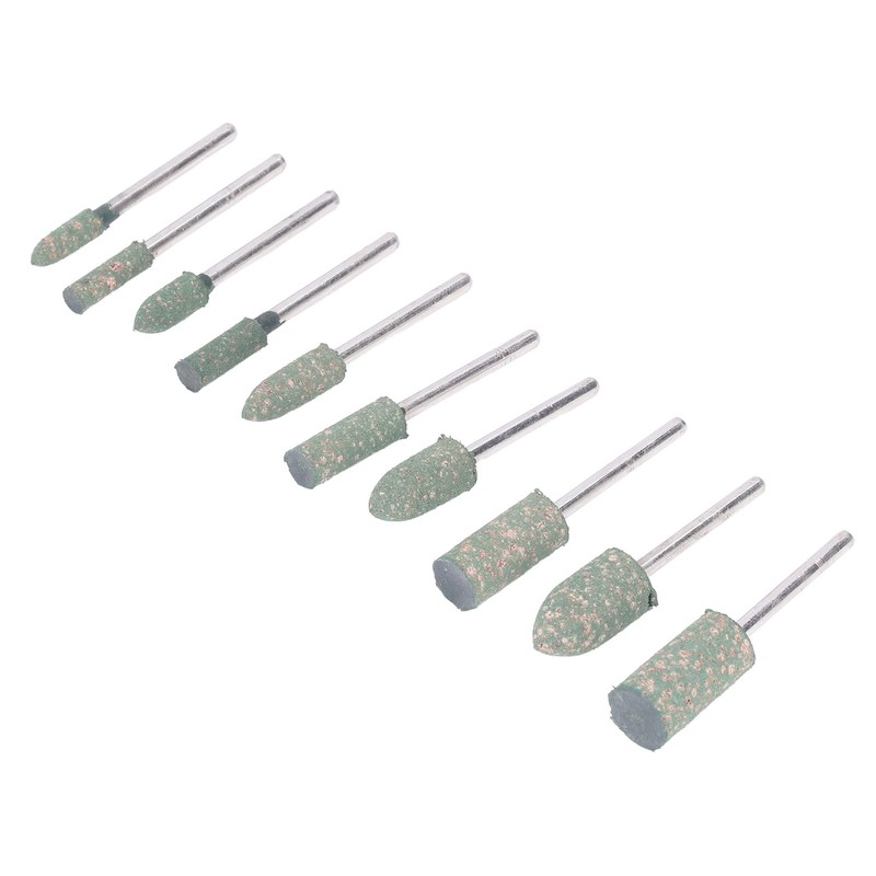 100Pcs Rubber Grinding Head Polishing Bit Various Sizes Accessory Set