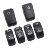 Trichtu Mount 6x Hand Control Black Switch Cap Kit For
