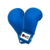 WKF Style Sparring Karate Gloves without Thumb Protection Blue Red