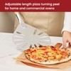 ROCKSHEAT 9 Inch Pizza Peel - Anodized Aluminum Pizza Transfer