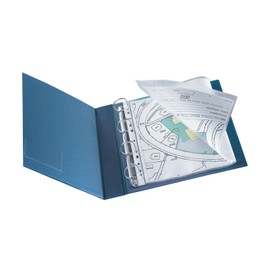 Q-Connect KF00715 Prospekthülle A3 auf A4 gefalzt 80mym genarbt, 10 Stück