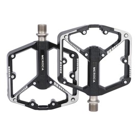 Nivofu Pedales DU para Bicicleta de Montaña, Pedales de Bicicleta de Montaña Grandes, 2 rodamientos de aleación de Aluminio de 9/16 Pulgadas, Pedales para Bicicleta Pedales De Aleacin De Aluminio