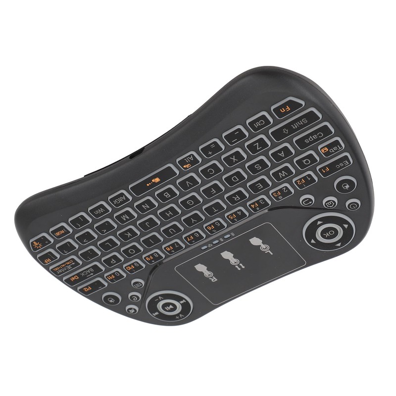 Mini Wireless Keyboard Touchpad Combo ABS Rechargeable Portable Remote Control