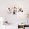 DIKAR 8x10 Picture Frame with Pearl for Wedding, Silver Plated