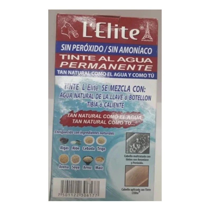 Elite Pack 3 Pzas Tinte Natural Al Agua, Tono Rojo