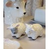 Home Deco London Julia Sheep Ceramic Vase, Farmhouse Kitchen Countertop