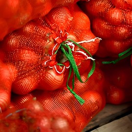 Onions Fresh Mesh Bag 10 Pcs, 20" x31" Potato Storage Bag with Drawstring, Reusable Breathable Produce Bags for Vegetable Citrus Garlic Storage Bag