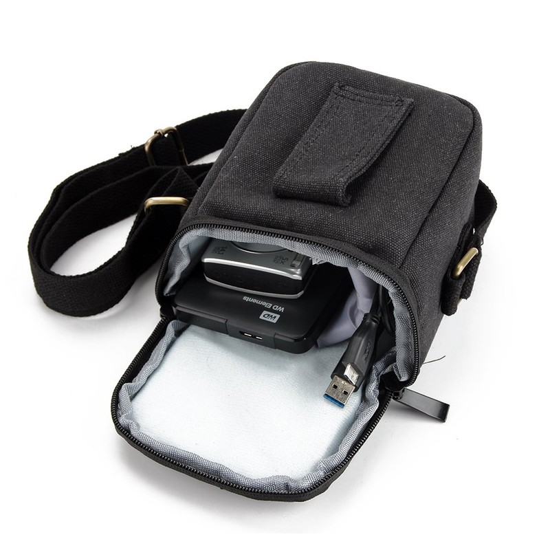 K-S-Trade Compatible With Canon IXUS 185 Camera Shoulder Carry Case