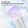 Mini Nail Curing Lamp 3pcs Light Chips 45s Timing Handheld