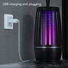 Electric Fly Killing Light PP USB Rechargeable Silent Fly Trap