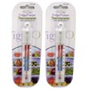 2 Pack Fridge Freezer Thermometer Temperature Checker Hanging Hook Kitchen