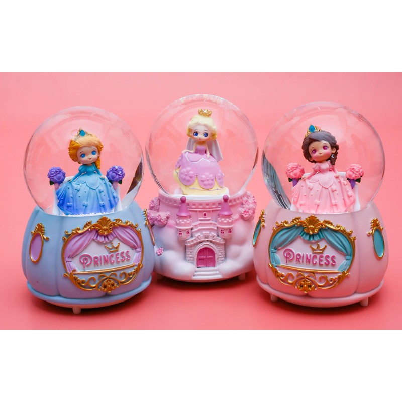 A.F.N.A.L Snow Globe with Light Gift, Crystal Musical Glitter Ball