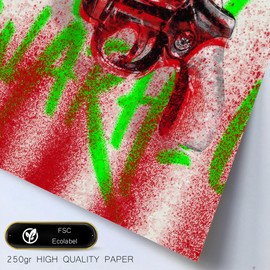 Nacnic Set of 6 Iconic Andy Warhol New York Dollar Posters with design illustration to decorate the walls of home. Rooms, office, shop A3 & A4 Frameless.