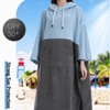 Quick Dry Bath Towels Pool Changing Robe Quick-Dry Poncho Surfing
