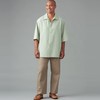 Simplicity Men's Relaxed Fit Shirt and Tapered Shorts or Pants