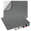 ZESION 2Pcs Self-Adhesive Linen Fabric Patches, Quick Repair for Sofas,