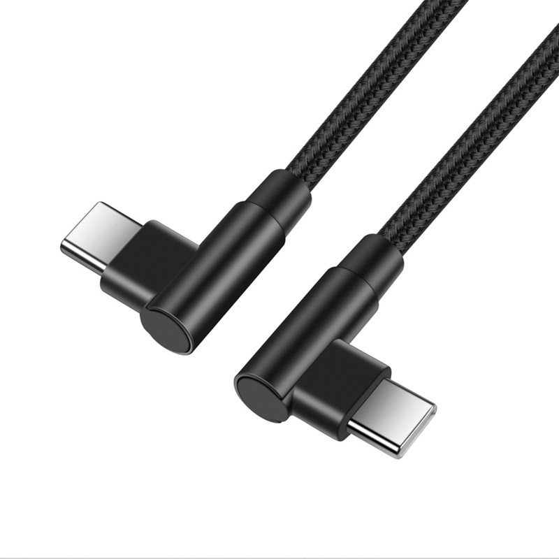 wininks Angle USB C to USB C Cable, 6FT 65W