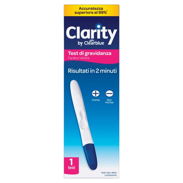 Test di gravidanza Facile e Veloce Clarity, confezione con 1 test