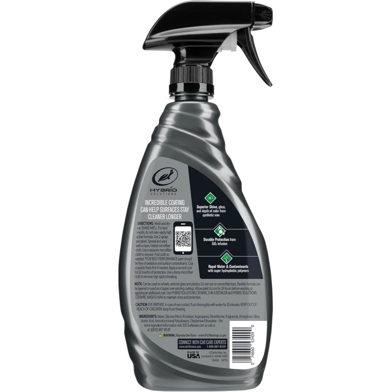 Turtle Wax 53409 Hybrid Solutions Ceramic Spray Coating RV's &