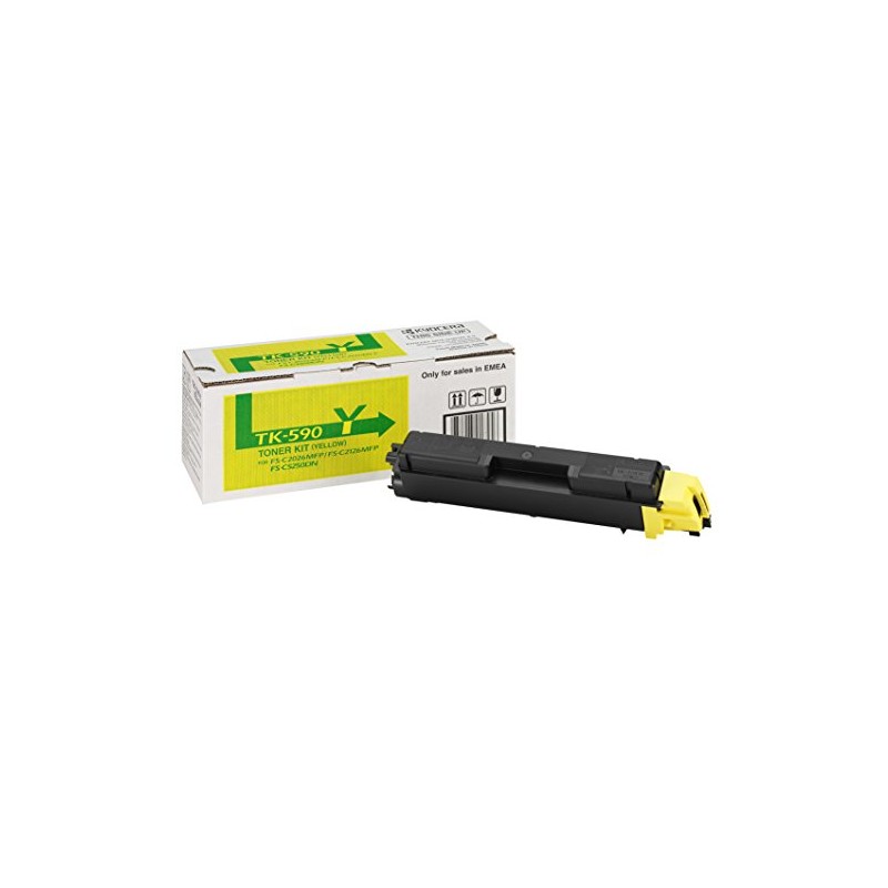 Kyocera TK 590Y - Toner kit - 1 x yellow