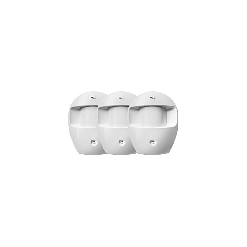 Yale EF-3PIR Easy Fit Alarm Accessory PIR Motion Detectors, Pack