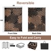 Anidaroel 8x10 Flower Outdoor Rug for Patios Clearance, Waterproof Camping