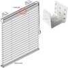 2pcs 1.5 inch Center Support Bracket White Color Head Track
