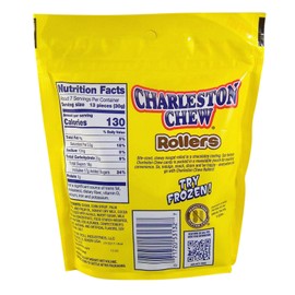 Charleston Chew Rollers Vanilla Snack-To-Go Resealable Bag, 7.6 oz