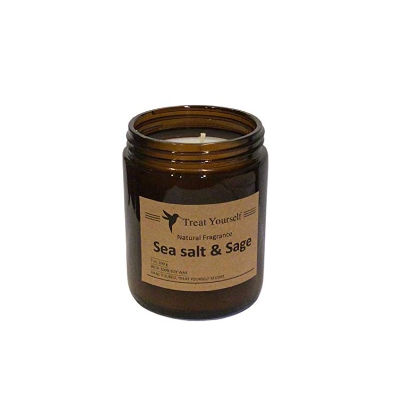 Aromatherapy Sea Salt & Sage 7oz Candle Pack 2