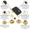 Sliding Door Bathroom Mortice Lock - Polished Brass Lacquered