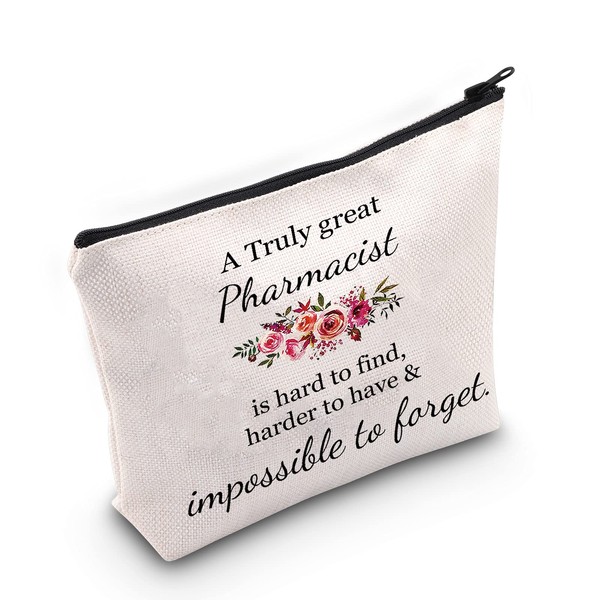 TSOTMO Pharmacy Pharmacist Gift Best Pharmacist Ever Gift A Truly great Pharmacist is hard to find,harder to have and impossible to forget Cosmetic Bag (Great Pharmacist)