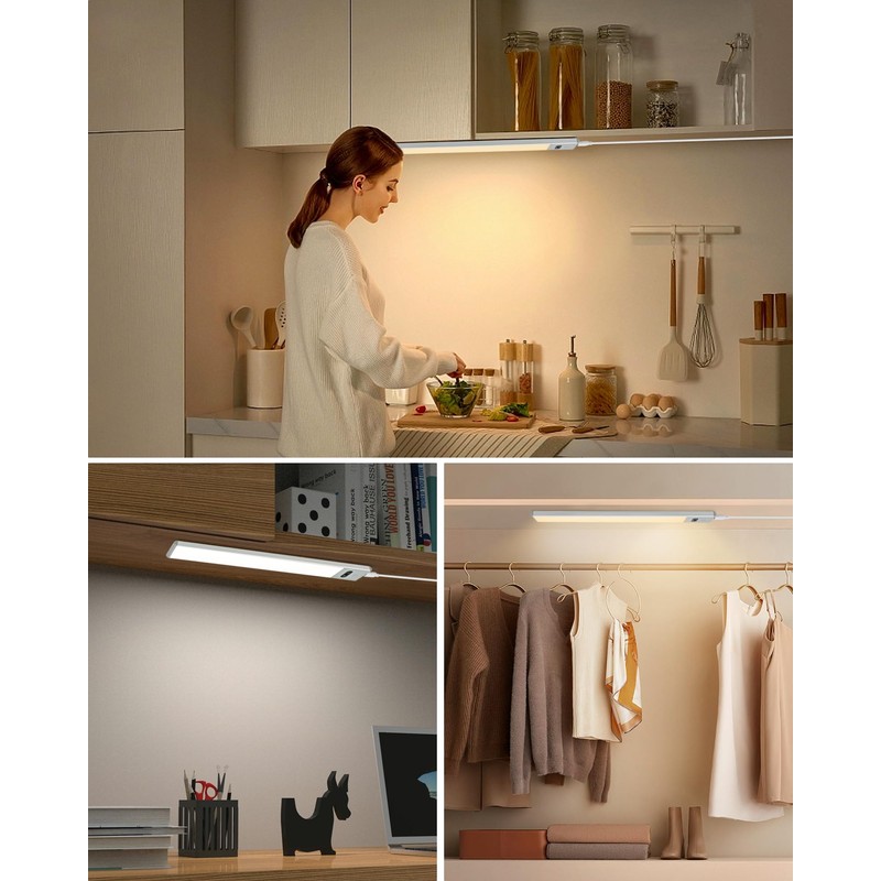 BOYIR Under-Unit Light Kitchen LED Dimmable 30 cm Light Strip