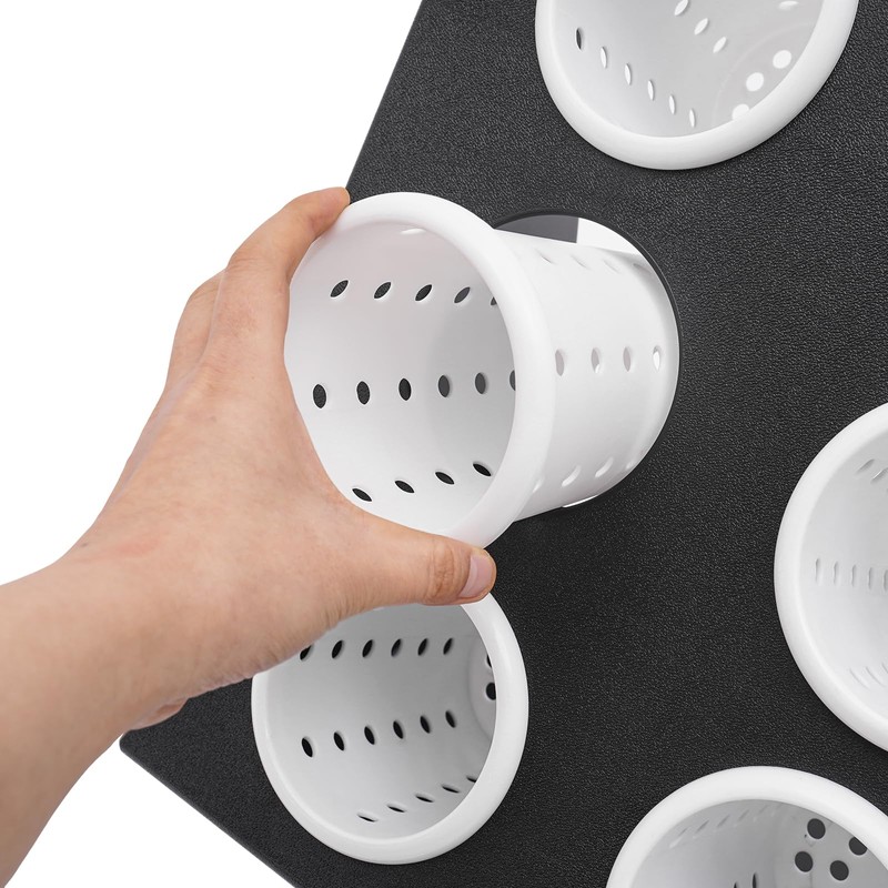 Dodoam Utensil Holder, 6-Compartment Restaurant Utensil Holder, Utensil Organizer Classified