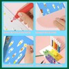 Omnikryp Pack of 35 Rainbow Scratch Pictures, DIY Rainbow Scratch