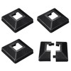 uxcell Post Skirt, 4pcs 31x31mm/1.22x1.22 Plastic Split Style Post Base