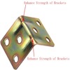 20PCS Heavy Duty Corner Braces L Shape Brackets 30x30x30mm, 90