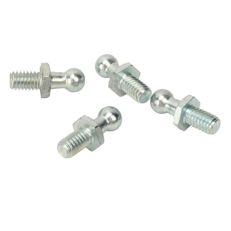 4Pcs 10mm Ball Studs 5/16‑18 Thread High Hardness Rugged Stable