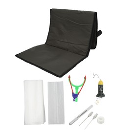 Carp Fishing Kit With 3 Fold Unhooking Mat Bait Casting Slingshot 20m Water Soluble Fishing Line 50 Water Soluble Bags