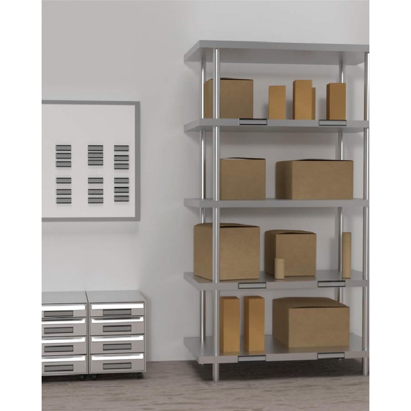 20 Magnetic Label Holders 40 x 150mm Pre-Cut C Profile