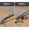 FASPLORE Fishing Rod Holder Dual Poles Holder Angle and Height