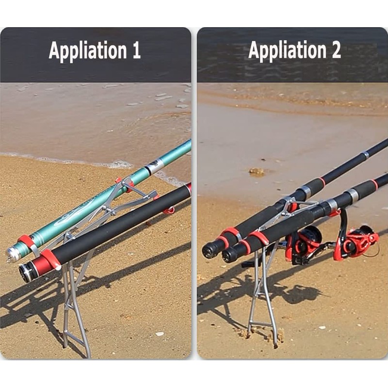 FASPLORE Fishing Rod Holder Dual Poles Holder Angle and Height