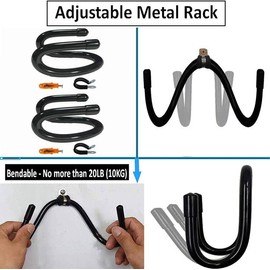 AUXPhome Universal Pizza Peel Rack Pizza Peel Wall Mount Pizza Paddle Holder Pizza Peel organizing Bracket Pizza Peel Hanger Hooks Pizza Peel Display Rack, 2 Pack, No Pizza Peel