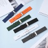 BISONSTRAP 22mm Silicone Watch Bands, Flexible Rubber Watch Straps for